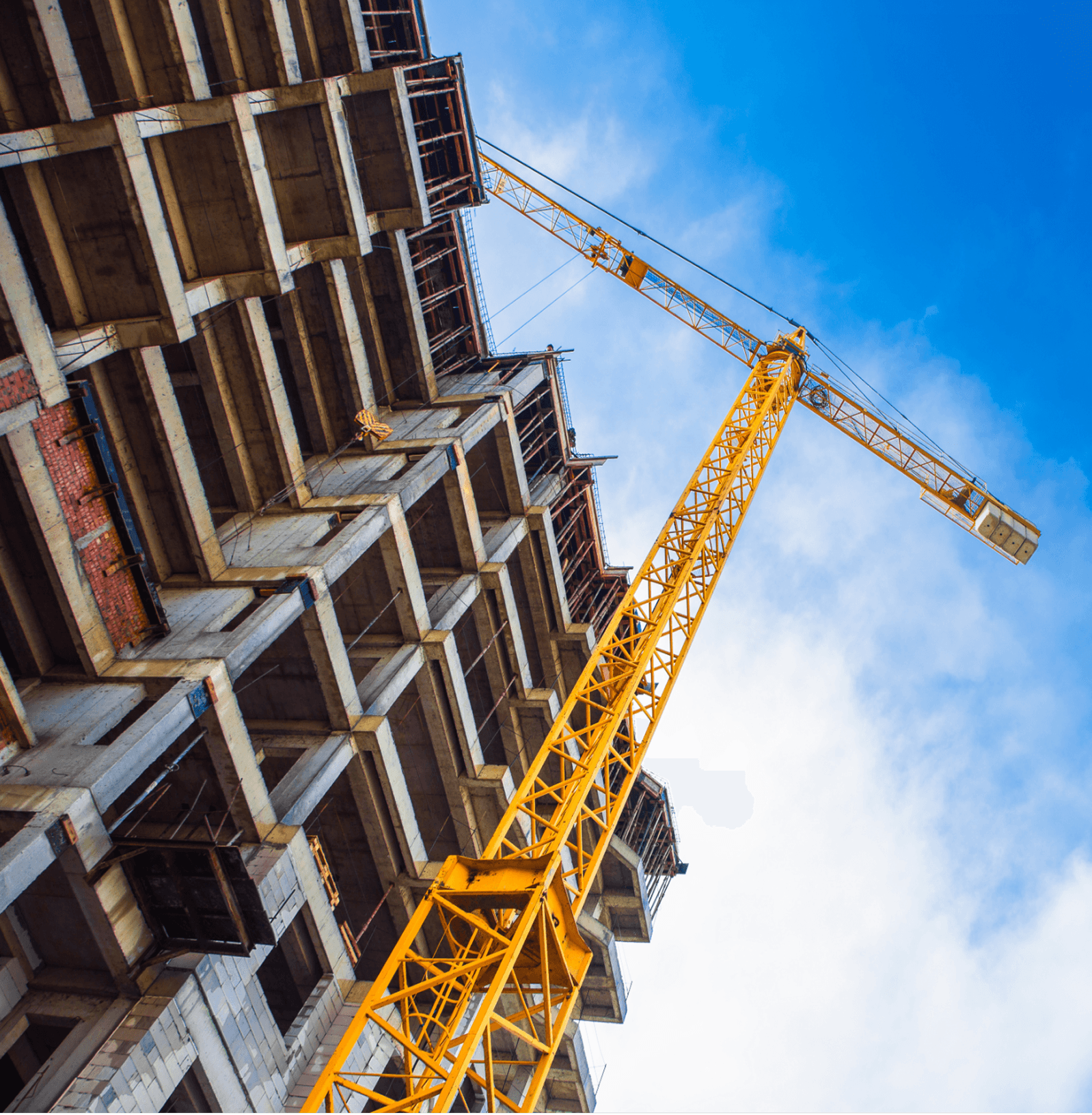 Commercial construction project background